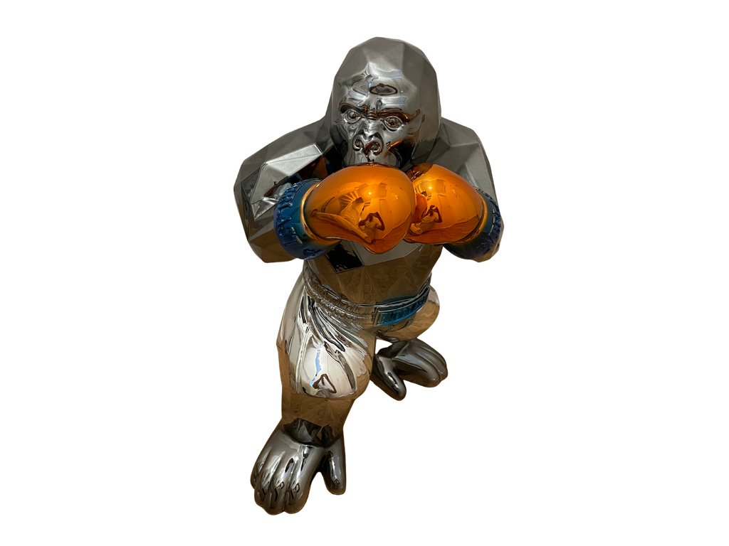 Chrome Gorilla Boxer (55cm)