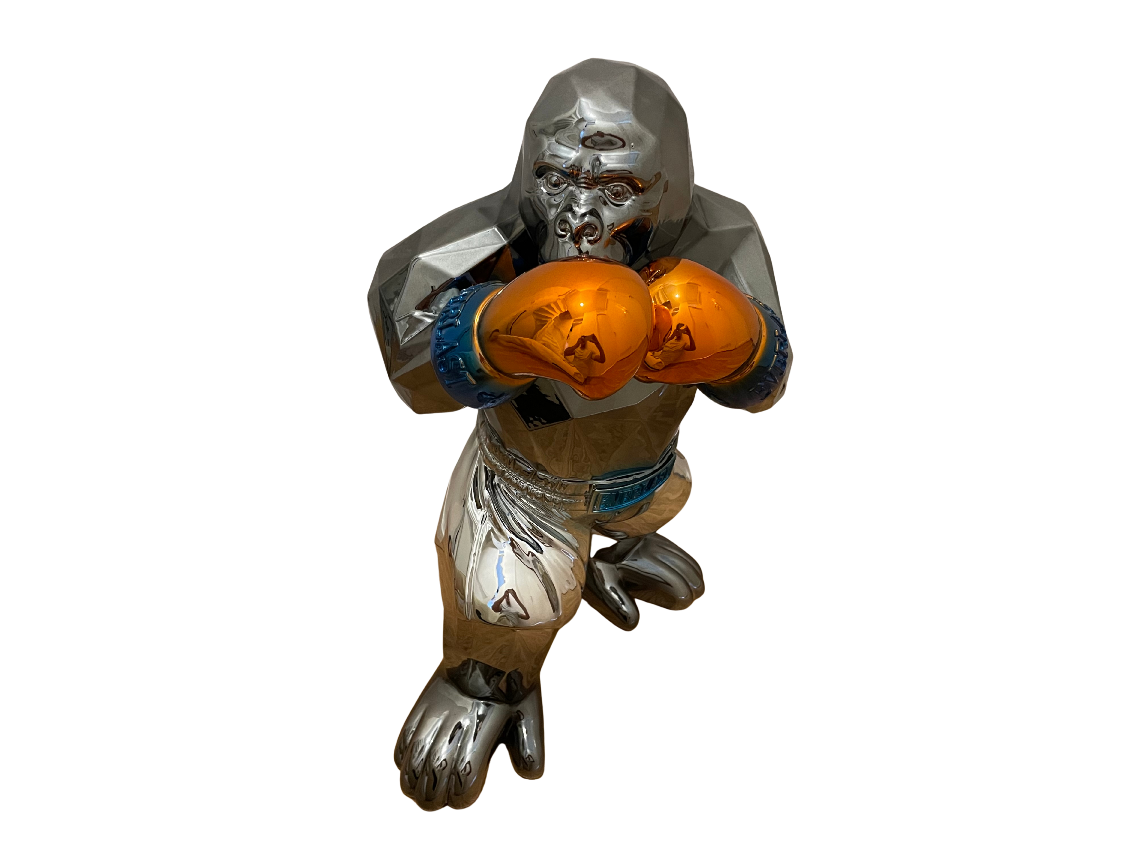 Chrome Gorilla Boxer (55cm)