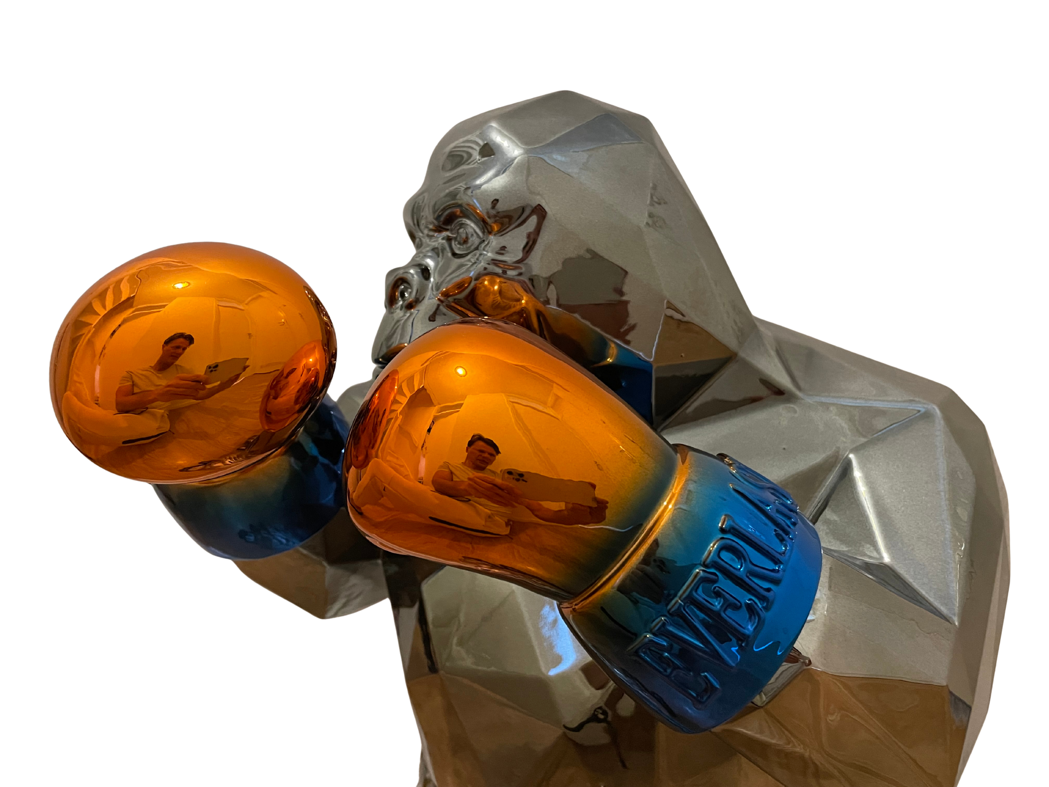 Chrome Gorilla Boxer (55cm)