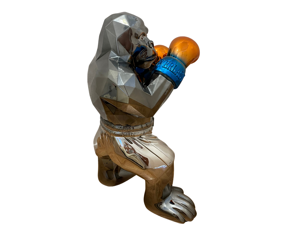 Chrome Gorilla Boxer (55cm)