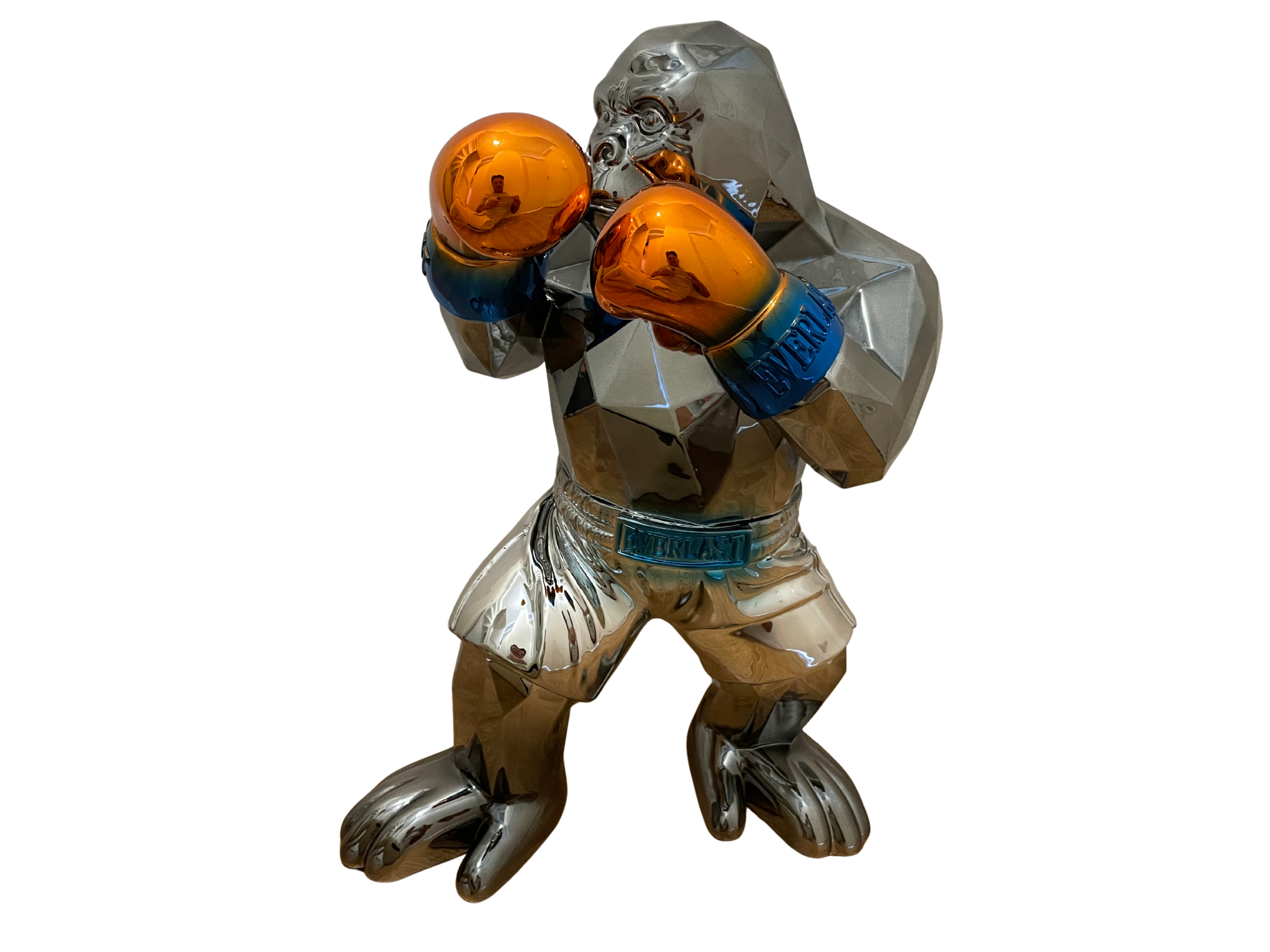 Chrome Gorilla Boxer (55cm)