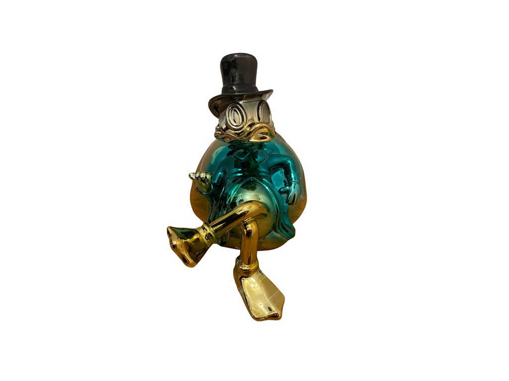 Dagobert Duck op Goudzak (30cm)
