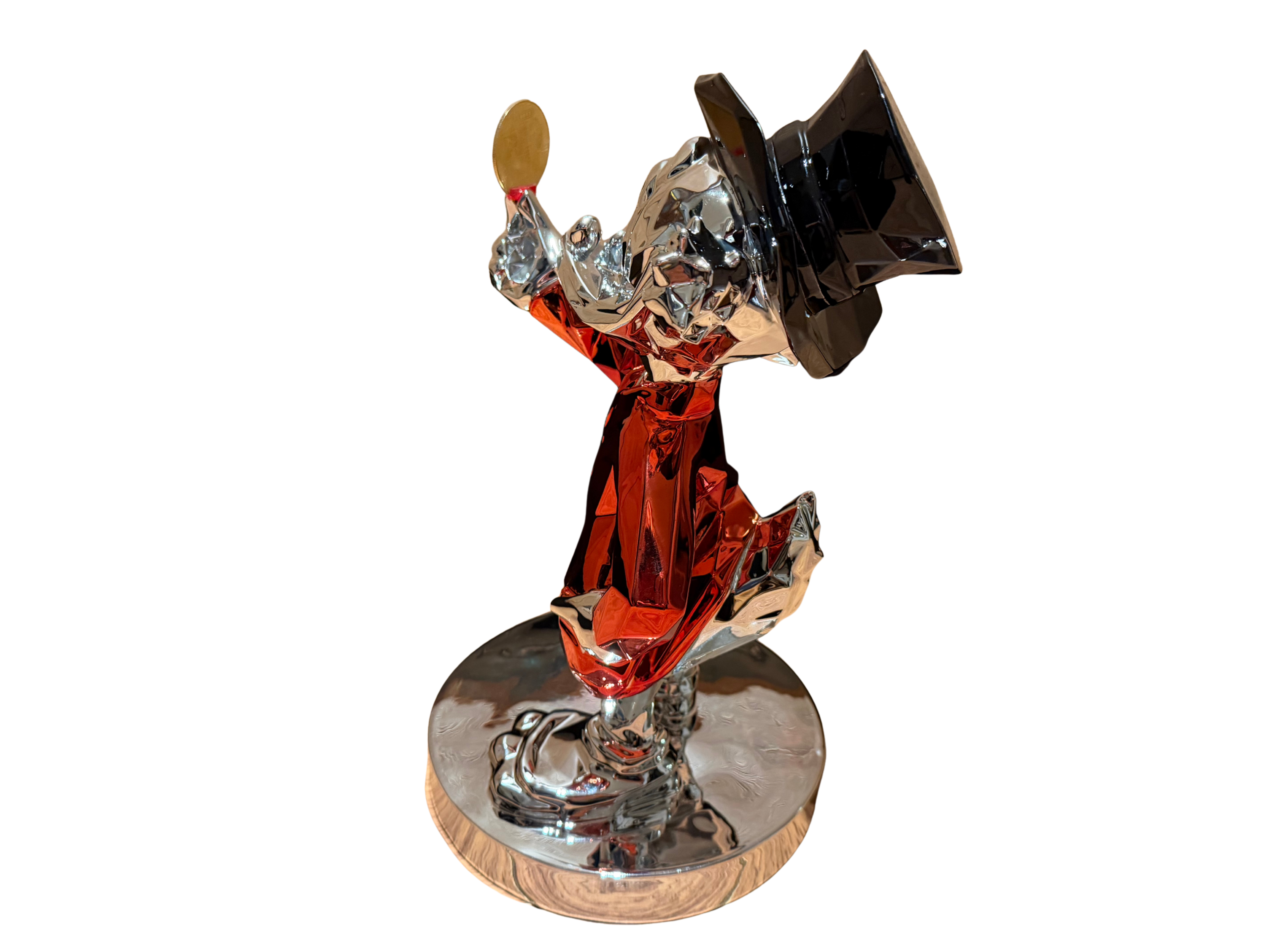 Dagobert Duck met Bitcoin Munt (35cm)