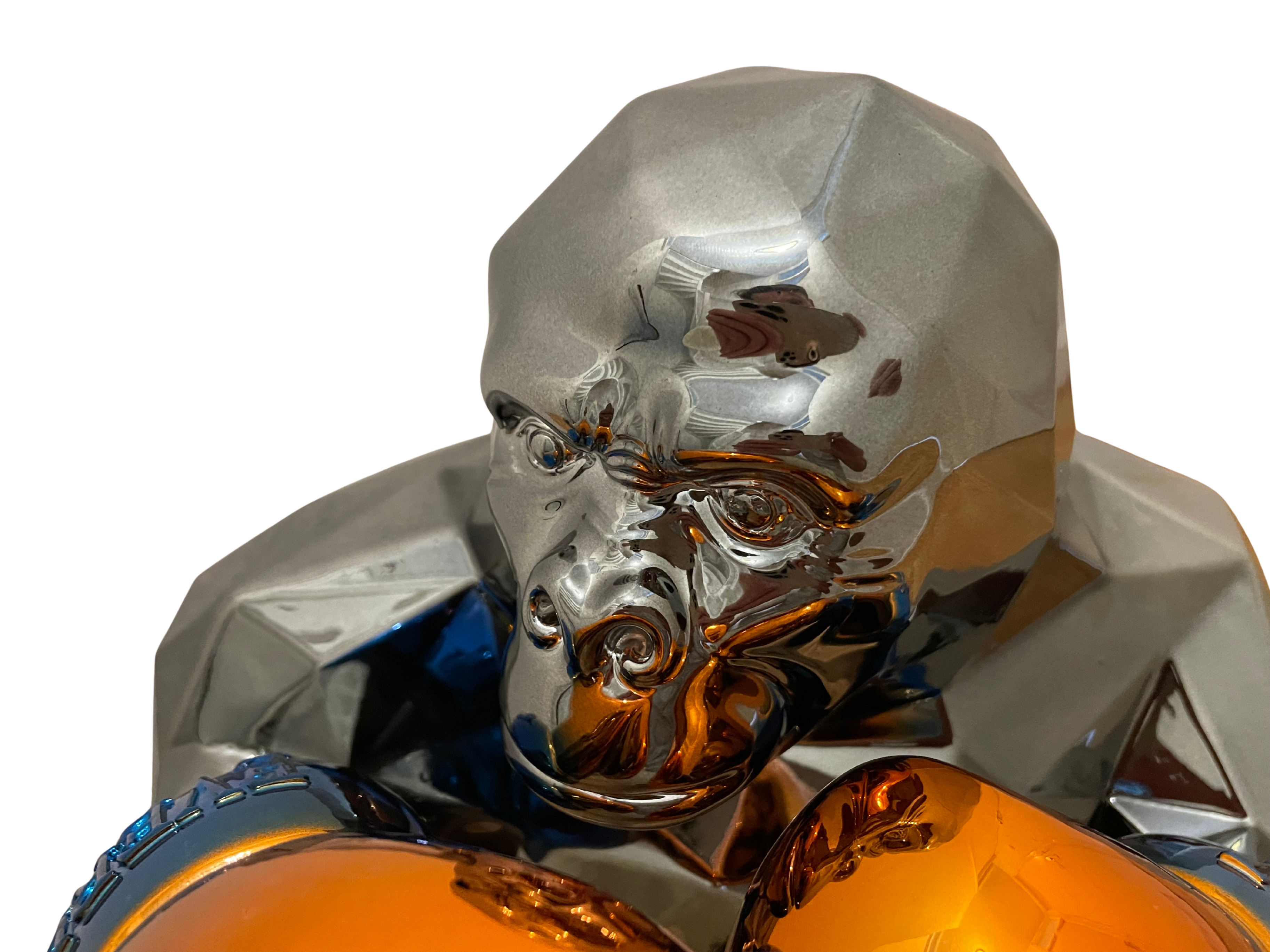 Chrome Gorilla Boxer (55cm)